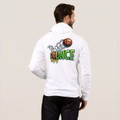 Pull À Capuche Nom personnalisé BOUNCE Basket (Dos entier)