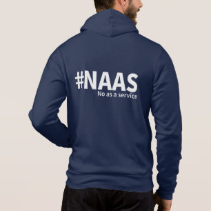 Pull À Capuche Non en tant que service   HUMOUR technologique NAA