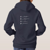 Pull À Capuche Note S.O.A.P. étudiant en ergothérapie (Dos)
