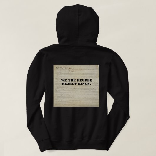 Pull À Capuche Nous le Peuple Pas de Rois Sweatshirt (Design dos)