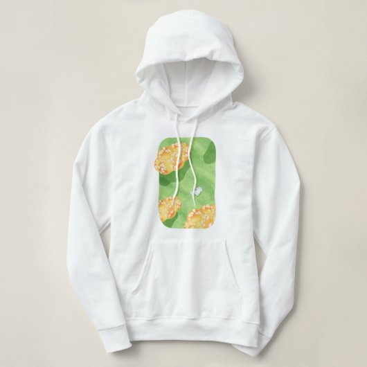 Pull À Capuche nuages de pain doux (Design devant)