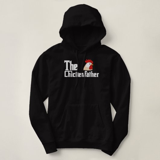 Pull À Capuche Nuggets de poulet certifiés Expert Drôle Chicken N (Design devant)