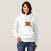 Pull À Capuche Nuit Brew-tiful – Magie du Chaudron de Café (Devant entier)