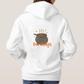 Pull À Capuche Nuit Brew-tiful – Magie du Chaudron de Café (Dos)