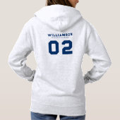 Pull À Capuche Numéro de nom du club de l'équipe de terrain et de (Dos)