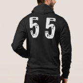 Pull À Capuche Numéro de sport 55 (Dos)