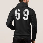 Pull À Capuche Numéro de sport 69 (Dos)