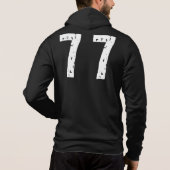 Pull À Capuche Numéro de sport 77 (Dos)