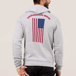 Pull À Capuche Numéro Un drapeau américain True Patriotic Collect