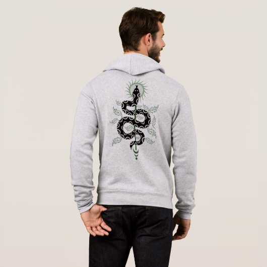 Pull À Capuche Oasis du serpent (Dos entier)