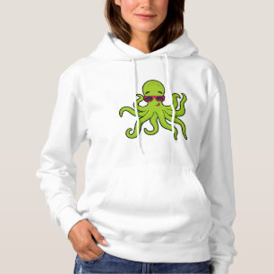 Pull À Capuche Octopus avec lunettes de soleil