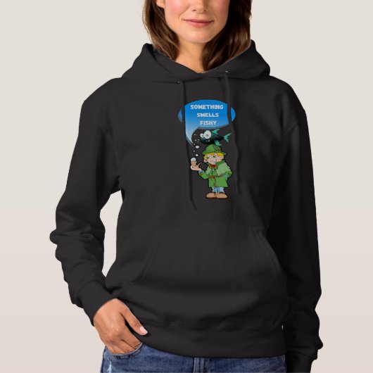 Pull À Capuche Odeurs Fishy Junior Detective (Devant)