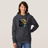 Pull À Capuche Oeuvre Sweatshirt à capuchon pour femmes 22 (Devant entier)