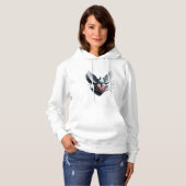 Pull À Capuche oiseau aux grandes ailes, coeur brisé, T-shirt (Devant entier)