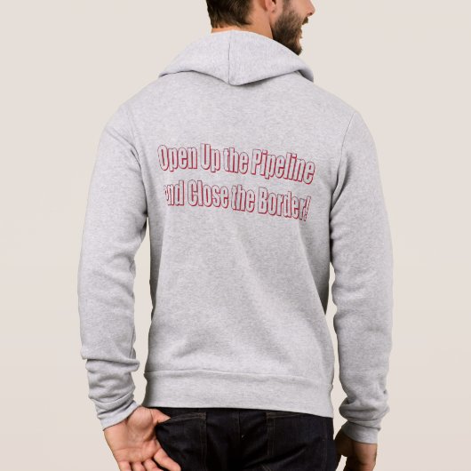 Pull À Capuche Open-The-Pipeline-and-Close-the-Bordr-eps (Dos)