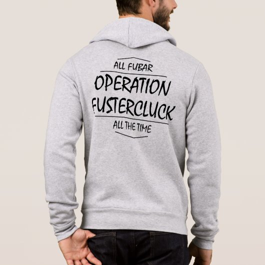 Pull À Capuche Opération Fustercluck (Dos)