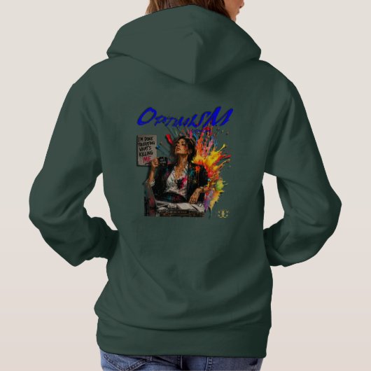 PULL À CAPUCHE OPTIMISME (Dos)