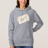 Pull À Capuche Original 1 Sweat-shirt à capuche pour femmes Gris (Devant)