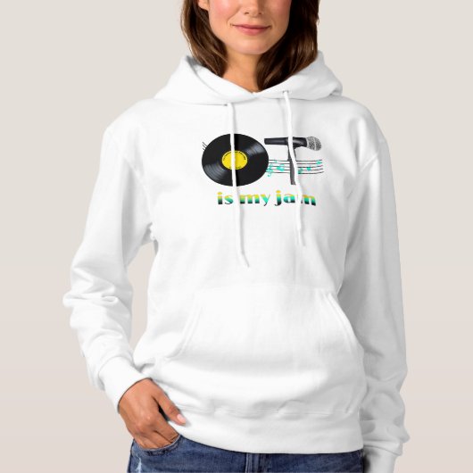 Pull À Capuche OT est ma confiture (Devant)