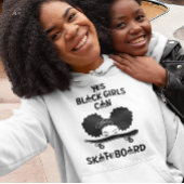 Pull À Capuche Oui Black Girls Can Skateboard