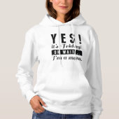 Pull À Capuche Oui, c'est vendredi (Devant)