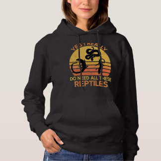 Pull À Capuche Oui J'Ai Vraiment Besoin De Tous Ces Reptiles 1