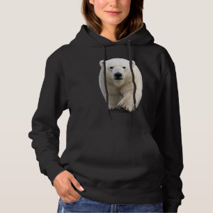 Pull À Capuche Ours Polaire Approchant