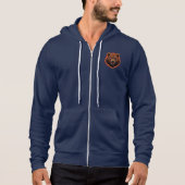 Pull À Capuche Ours puissant – Force brute de la nature (Devant)