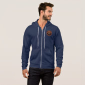 Pull À Capuche Ours puissant – Force brute de la nature (Devant entier)