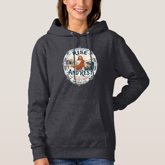 Pull À Capuche Pain Jésus au levain Communauté Chemise Foi Basée (Devant)