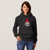 Pull À Capuche Pajama de Noël de la famille créative Gnome (Devant entier)