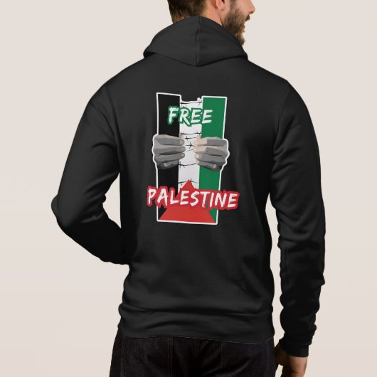 PULL À CAPUCHE PALESTINE LIBRE (Dos)