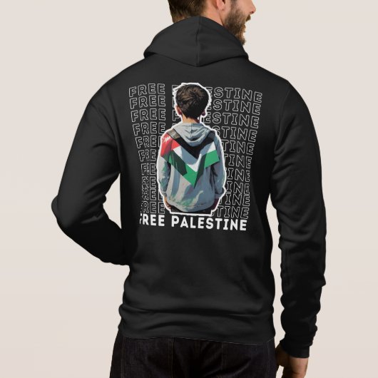PULL À CAPUCHE PALESTINE LIBRE (Dos)