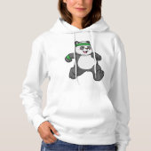 Pull À Capuche Panda à Jogging avec bandeau (Devant)