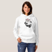 Pull À Capuche Panda à Running avec Casquette (Devant entier)