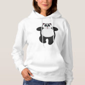 Pull À Capuche Panda au Yoga Exercice d'étirement (Devant)