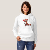 Pull À Capuche Panda rouge à l'amour avec coeur.PNG (Devant entier)
