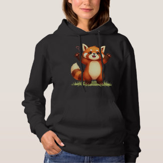 Pull À Capuche Panda roux surpris