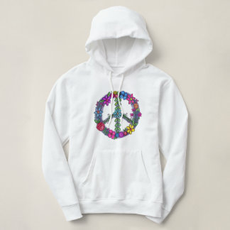 Pull À Capuche Panneau de soutien à la paix Prière anti-guerre