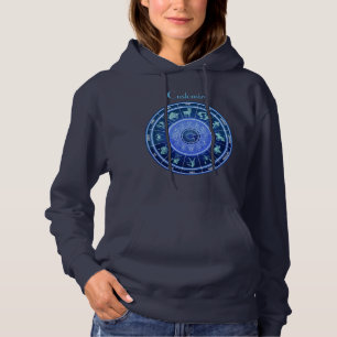 Pull À Capuche Panneau solaire Zodiac Calendrier Astrologie Thund
