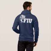 Pull À Capuche Panthers de la FIU - Logo blanc (Dos entier)