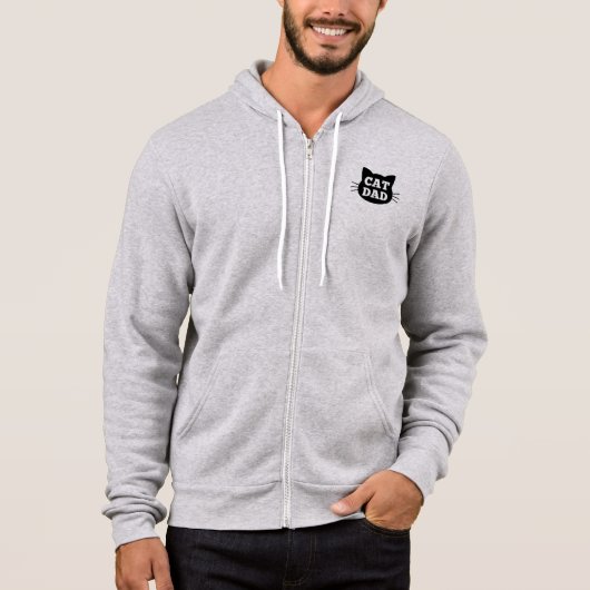 Pull À Capuche Papa de chat (Devant)