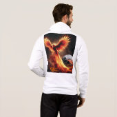 Pull À Capuche Papa orange + Levée Phoenix (Dos entier)