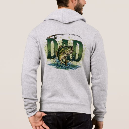 Pull À Capuche Papa Pêcheur (Dos)