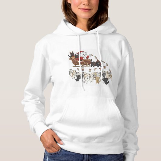 Pull À Capuche Paper&Pukku Joyeux Noël ! (Devant)
