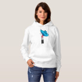 Pull À Capuche Papillon avec bâton à lèvres (Devant entier)