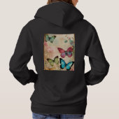 Pull À Capuche Papillon Crâne Steampunk – Luxueux Street Abstrait (Dos)