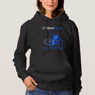 Pull À Capuche Papillon Ribbon Feather Restless Legs Syndrome Aw