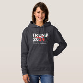 Pull À Capuche pare-chocs trump 2024 (Devant entier)