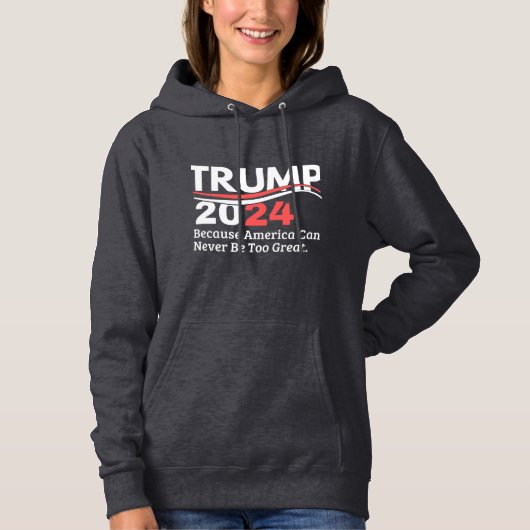 Pull À Capuche pare-chocs trump 2024 (Devant)